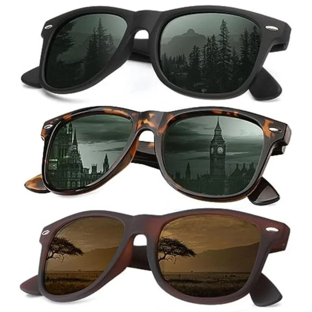 3 Packs Unisex Sunglasses Polarized UV Protection
